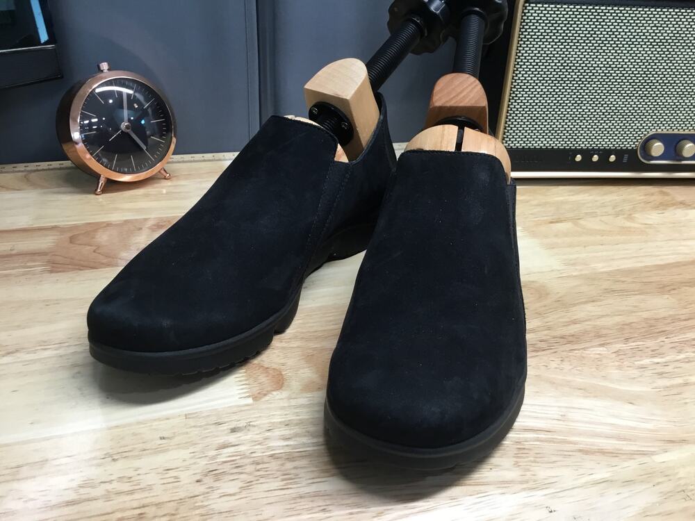 Mephisto Romea Loafer Womens 9 Black Nubuck Leather Slip On Comfort Casual Shoes